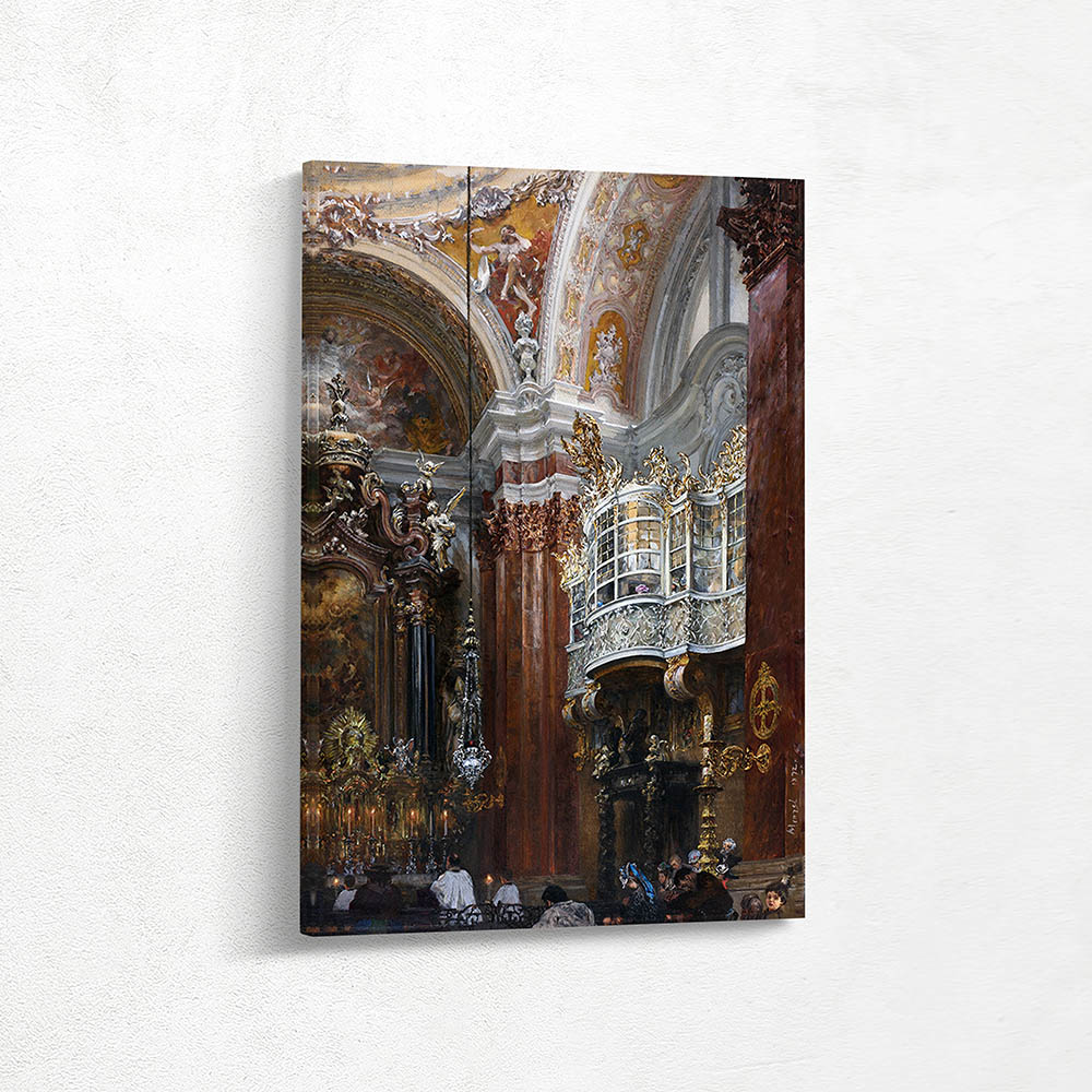 The Interior of the Jakobskirche at Innsbruck