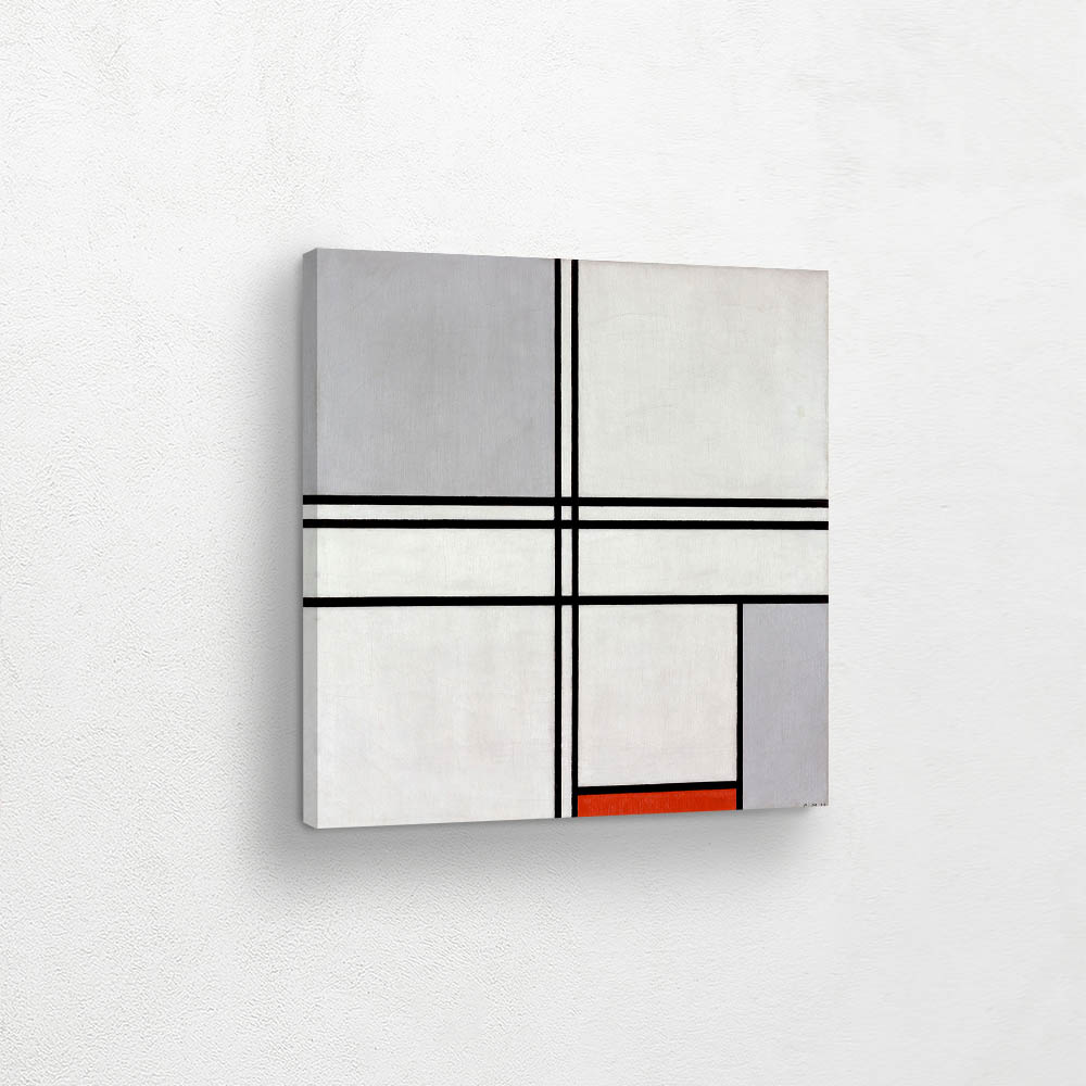 Composition (No. 1) Gray-Red