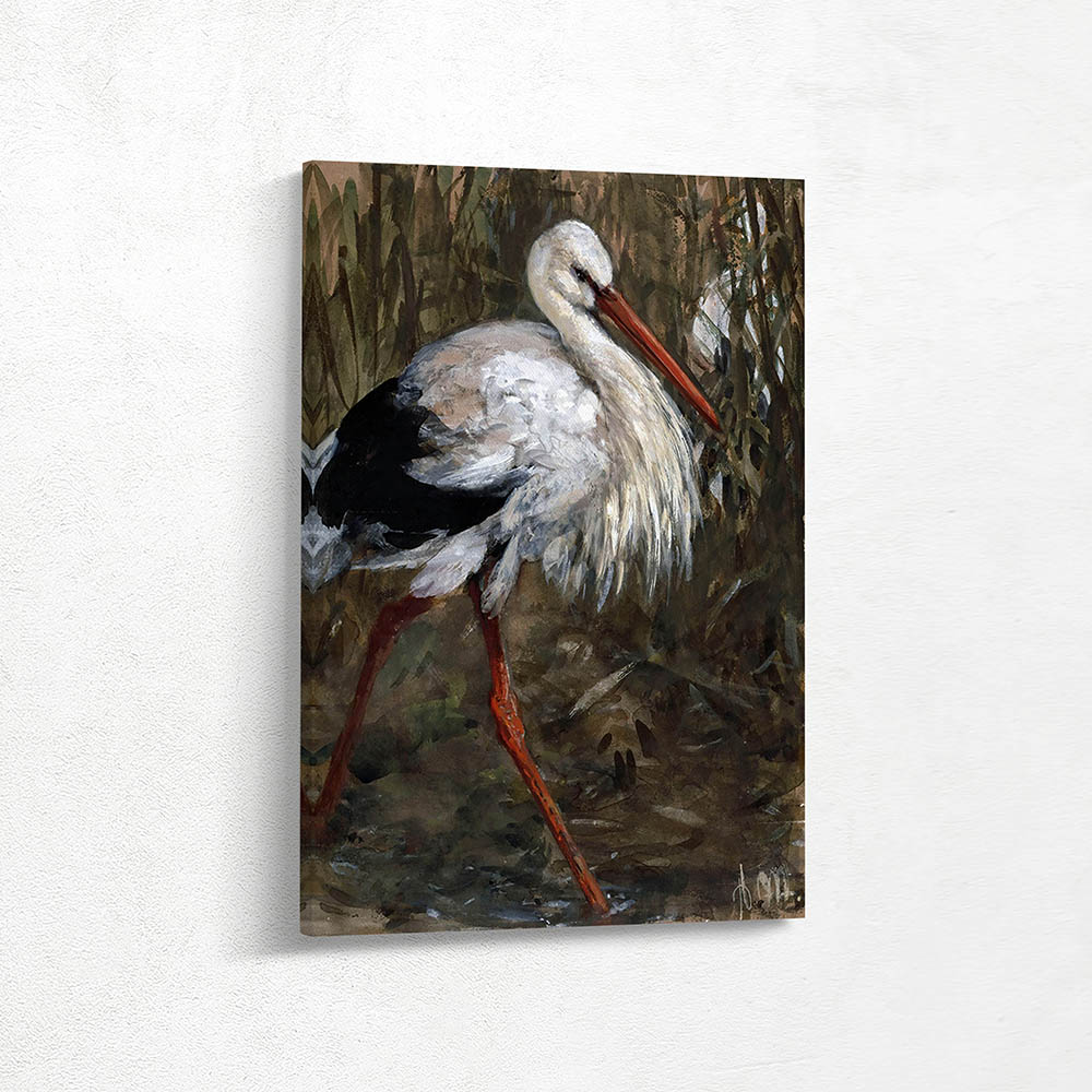 Stork in the Reeds
