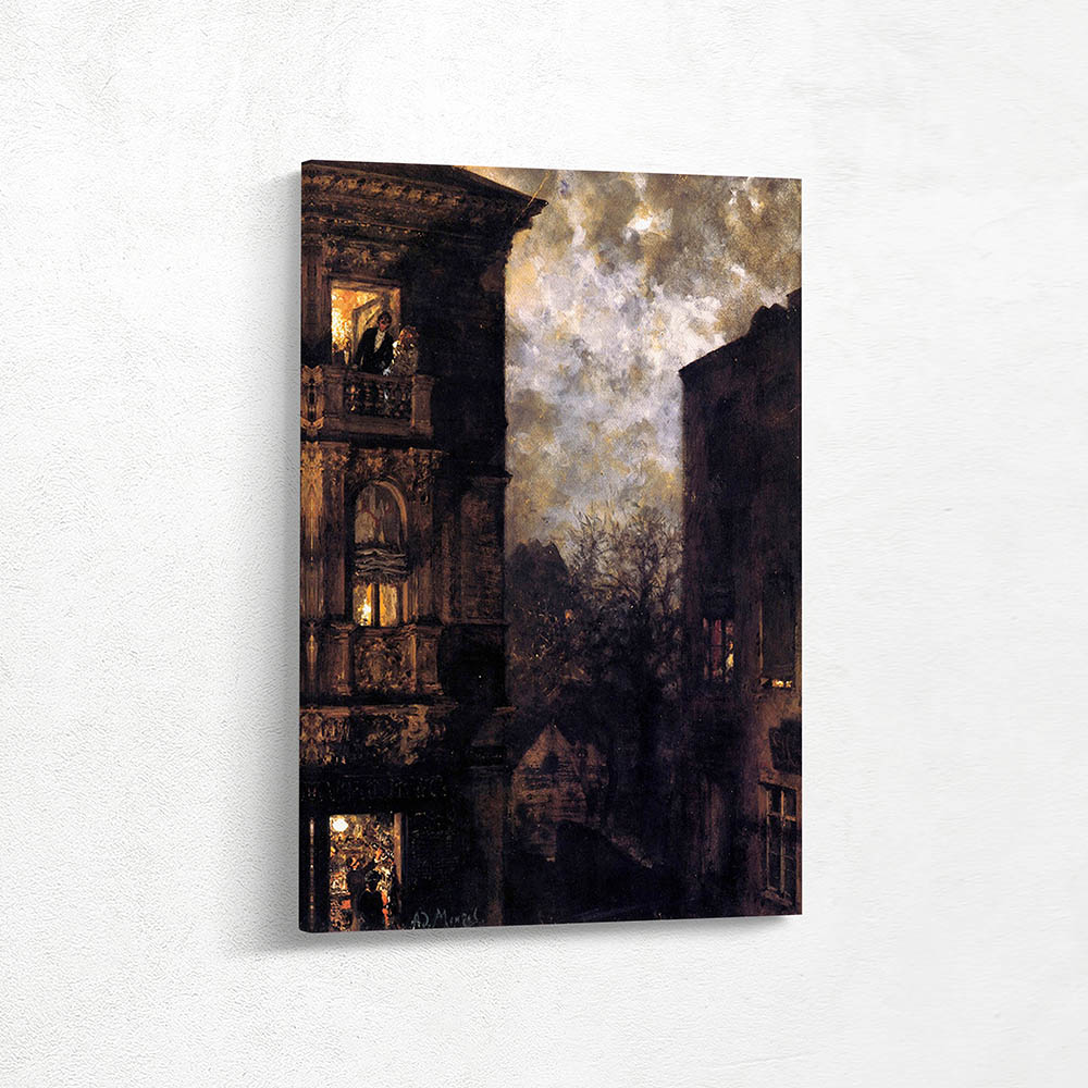 Corner of a House in the Moonlight