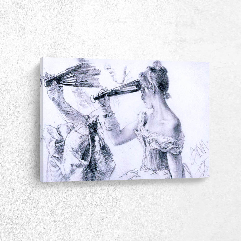 Study of a Woman Holding a Fan