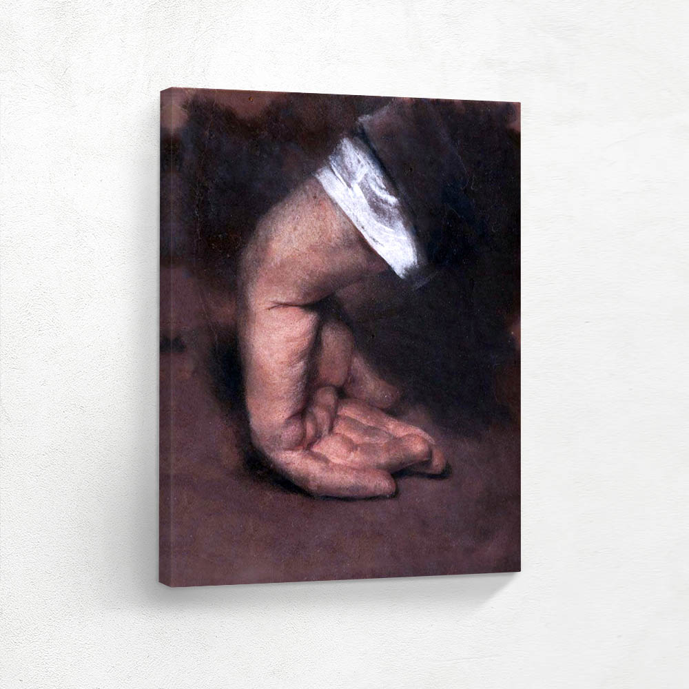 Propped up Hand