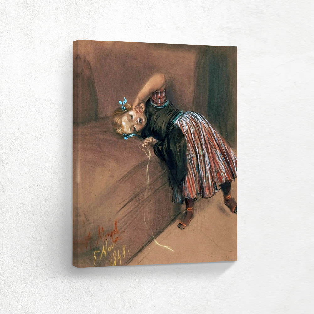 Girl on a Sofa