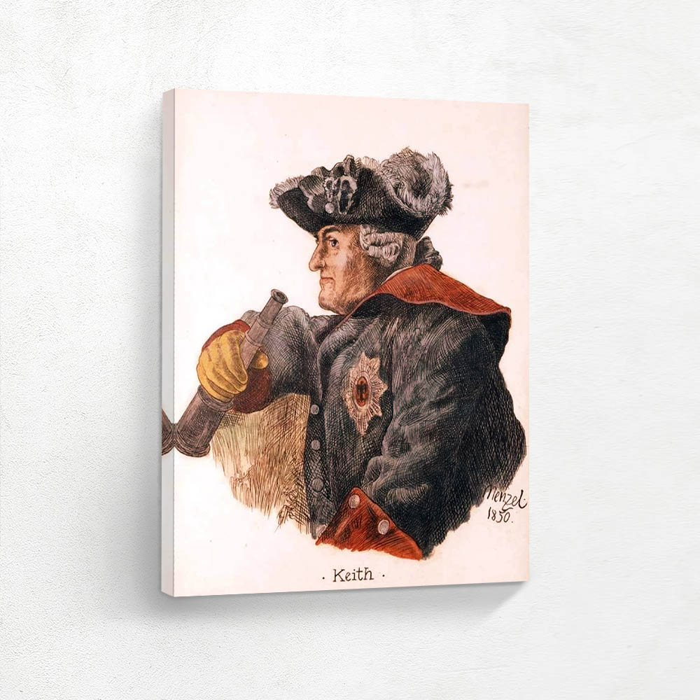 Portrait des Feldmarschall Keith