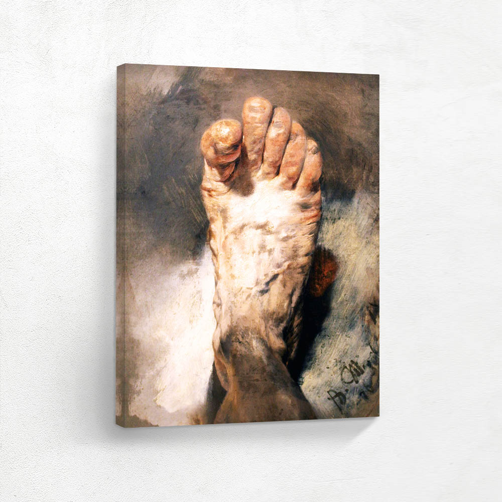 the foot of the painter