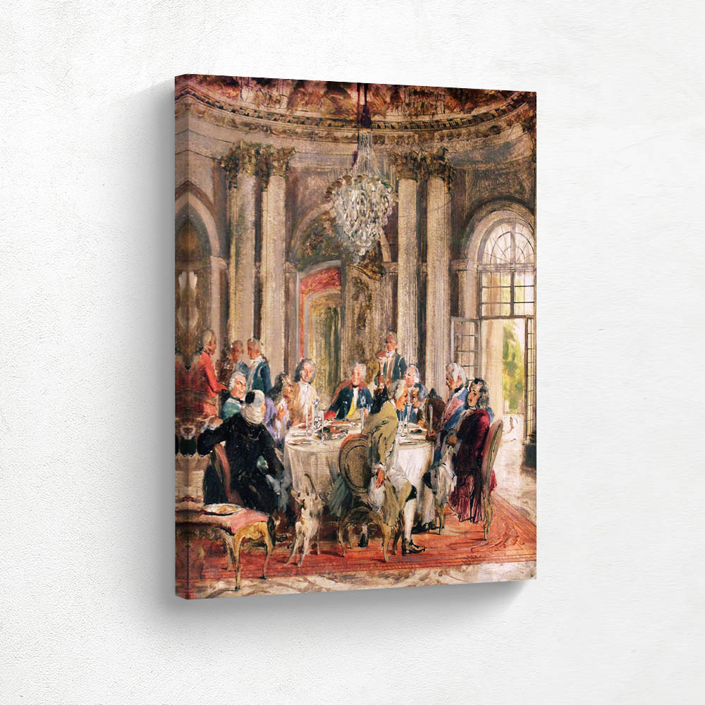 Round Table of Frederic the Great at Sanssouci