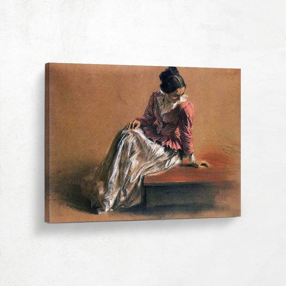 Seated Woman Emilie von Menzel