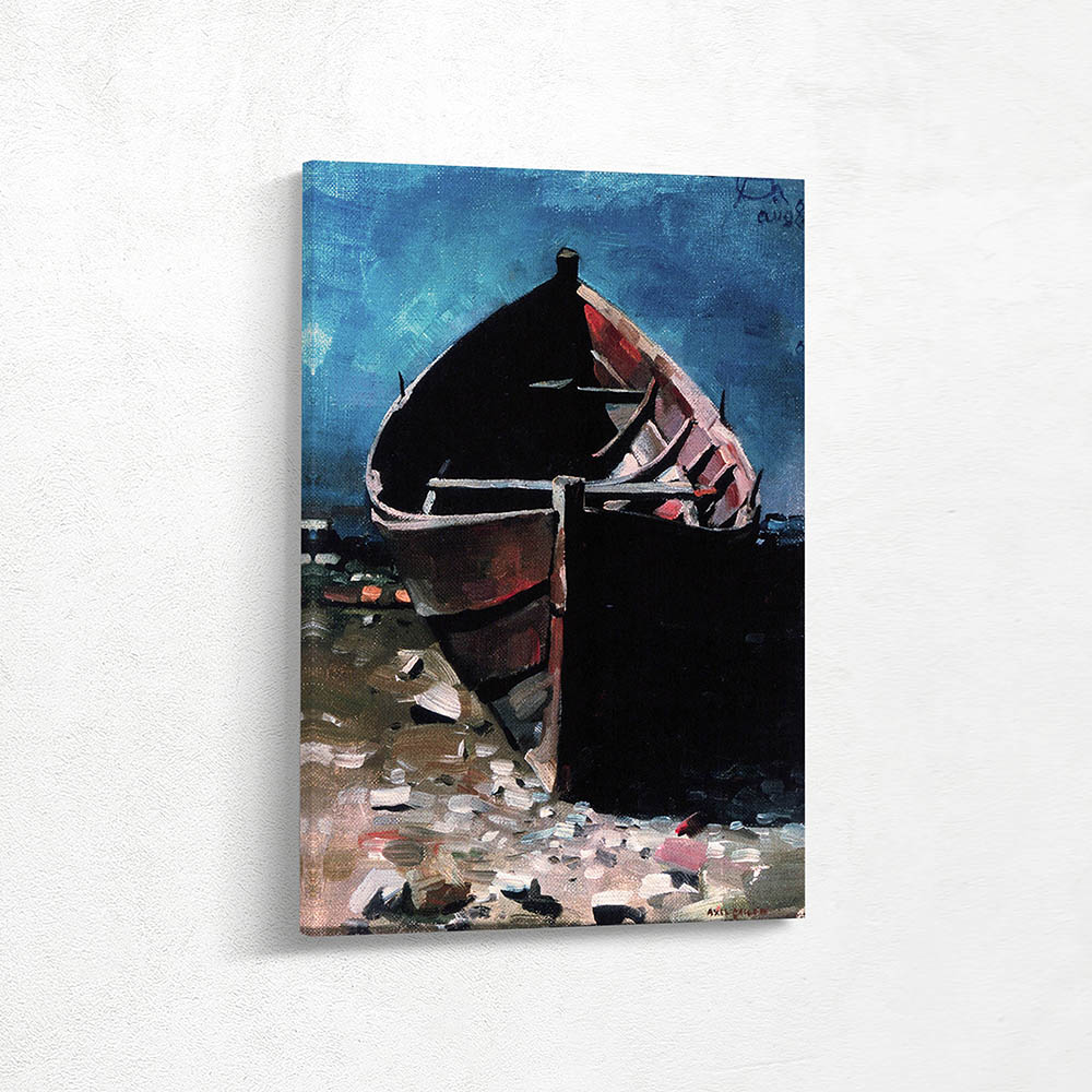 Beached Boat at Daybreak