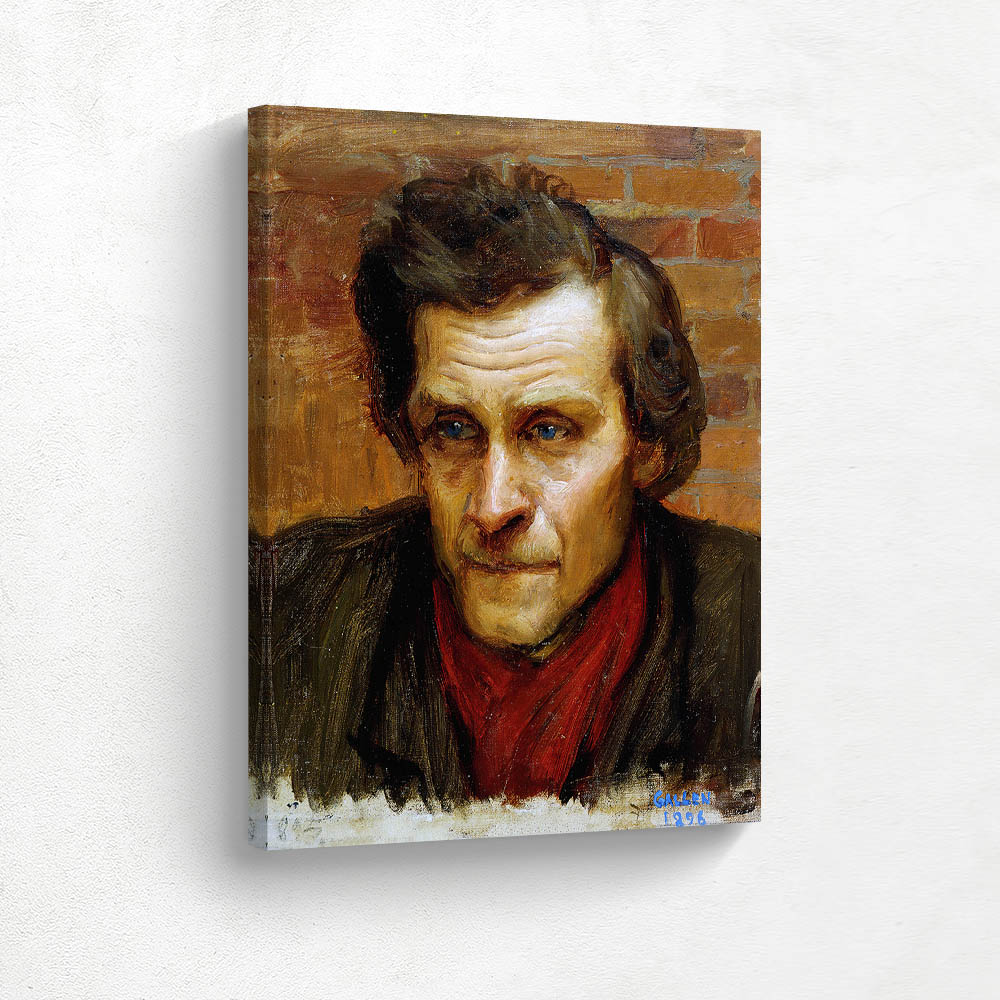 Head of a Man Study for the Painting By the River of Tuonela