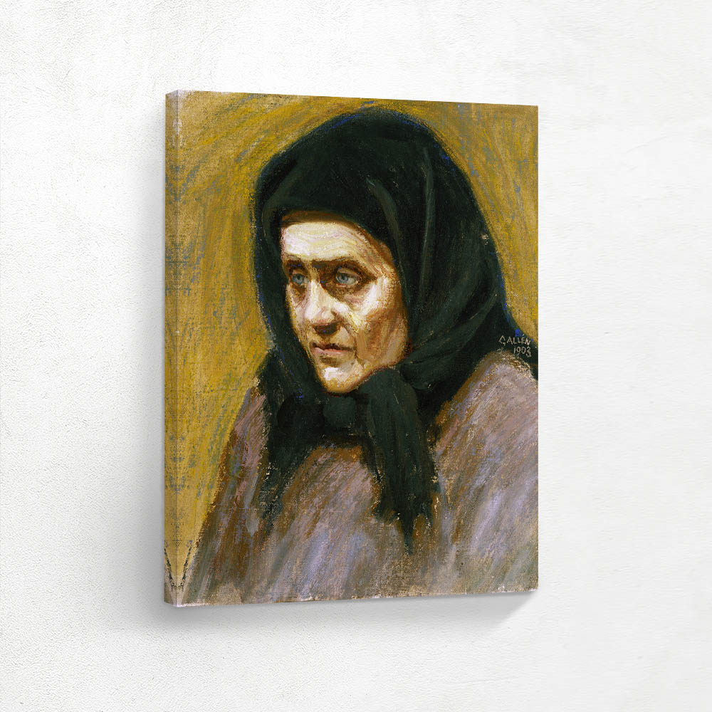 Woman with a Black Scarf