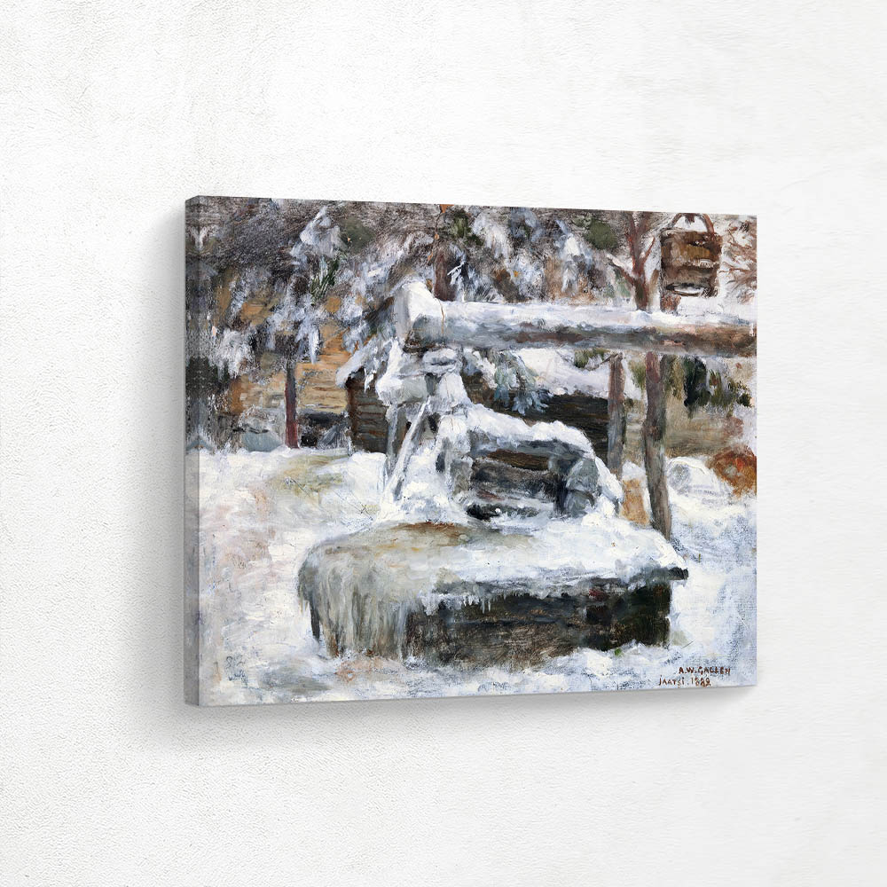 Snowy Courtyard