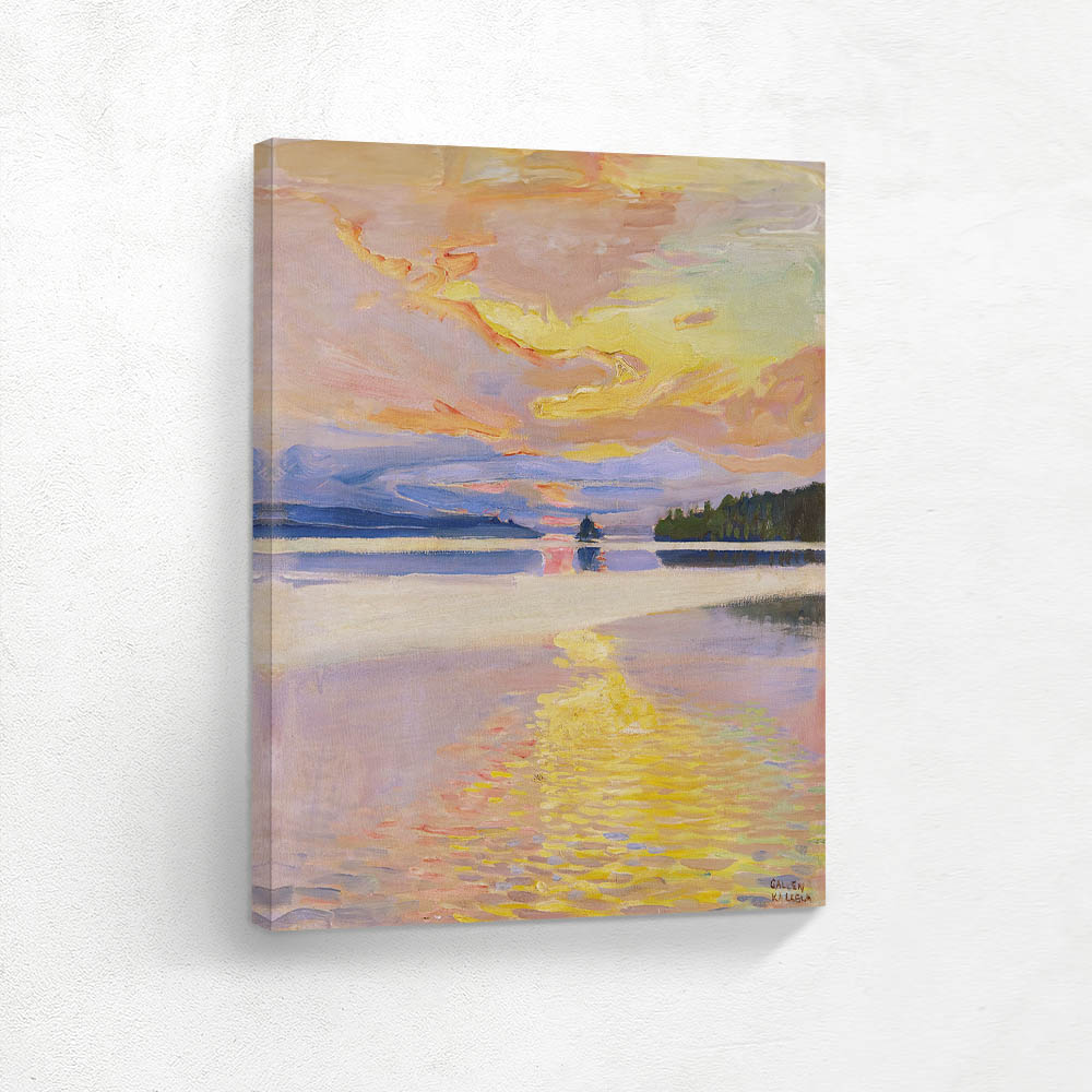 Sunset Over Lake Ruovesi