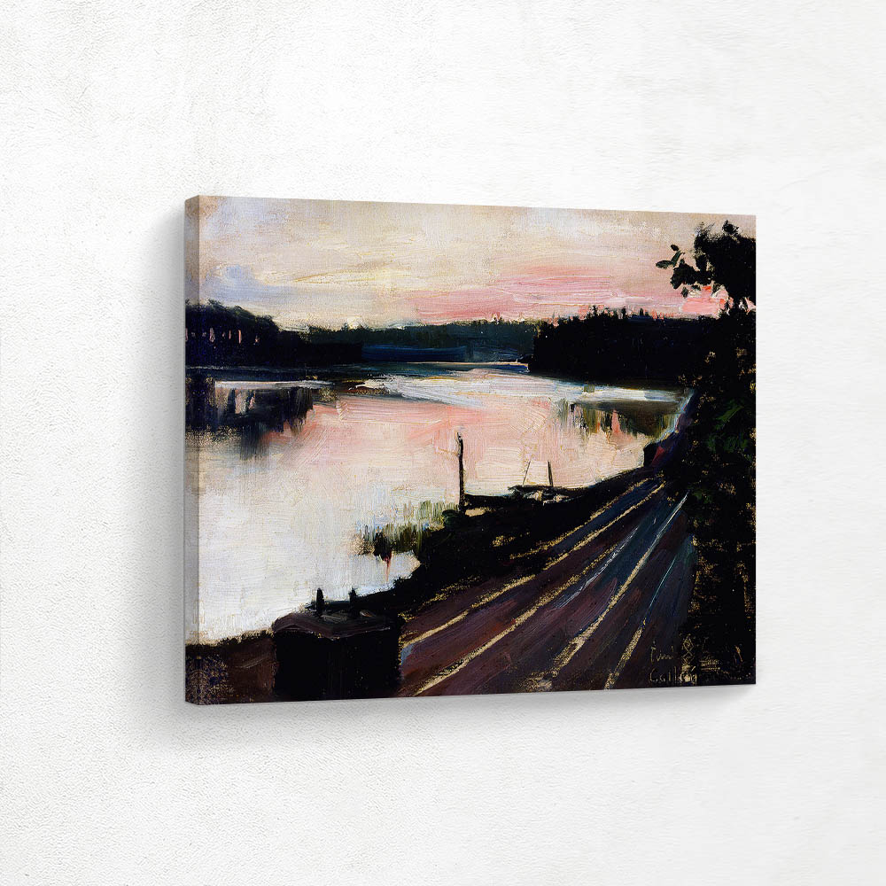 View from Eläintarha at Sunset