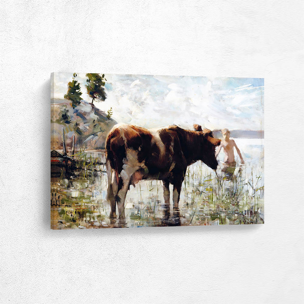 Cow and Boy