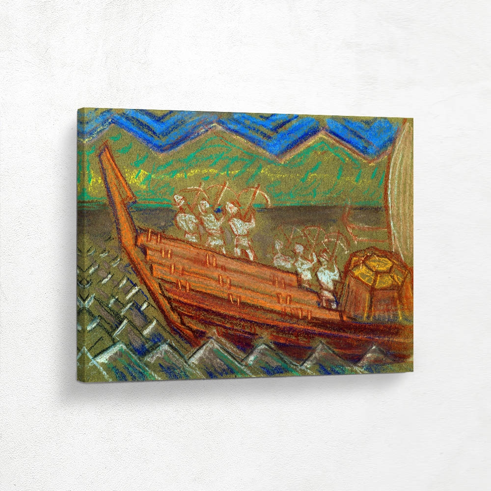 The Great Kalevala Defending Sampo Boat