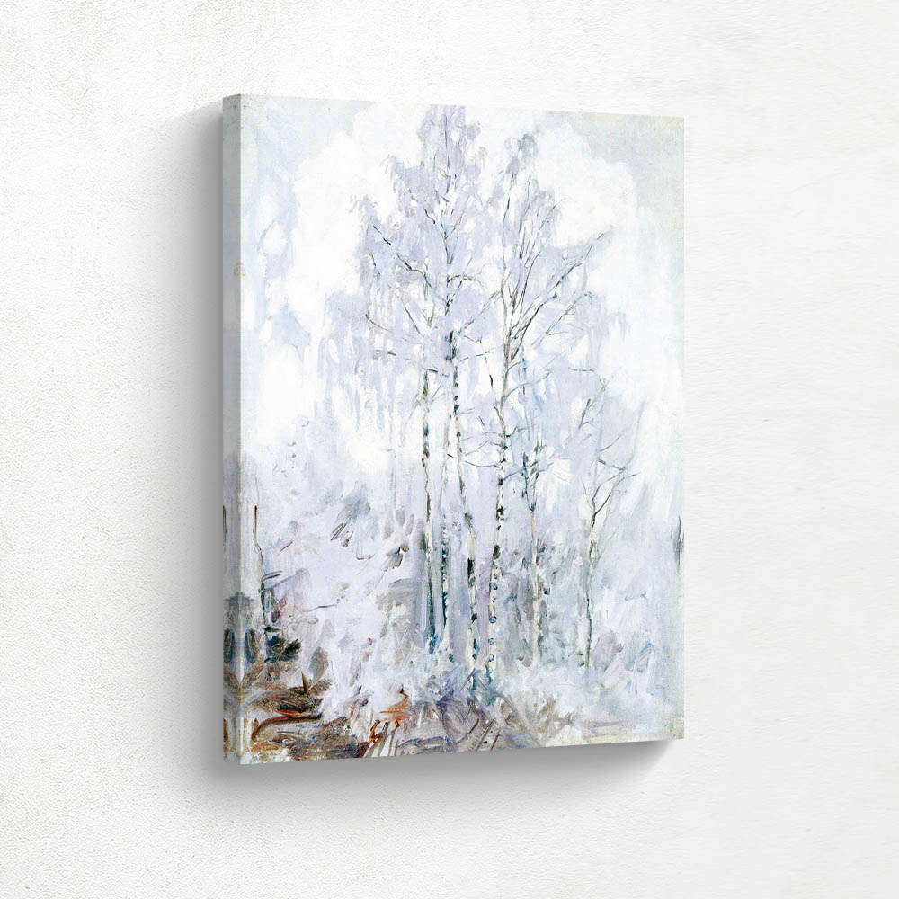 Frosty Birch Trees