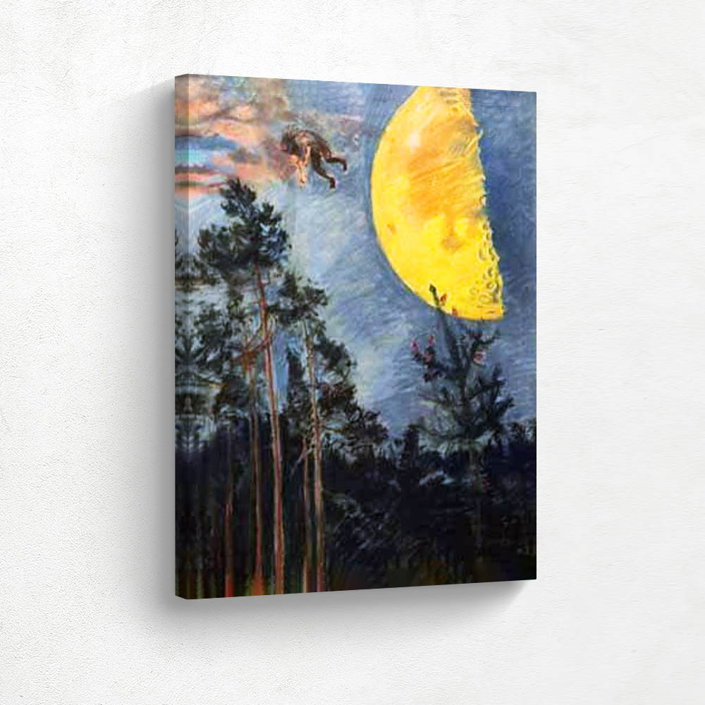 Ilmarinen Flies Over the Moon