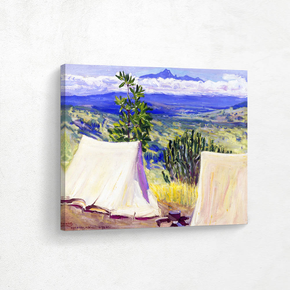 View of Mount Kenya from Camp