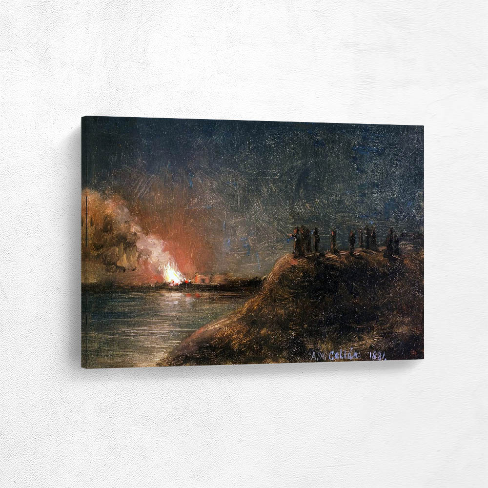 Fire Watchers on the Shore