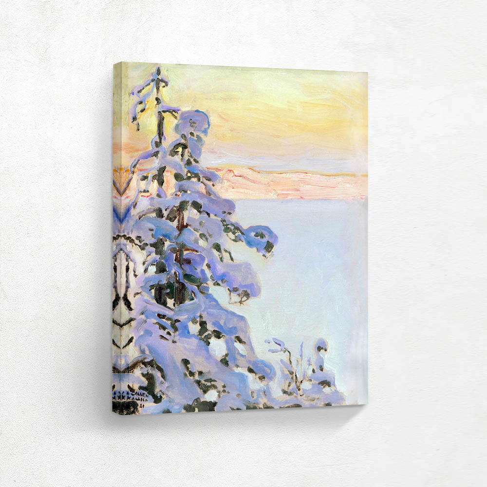 View Over the Lake in Winter