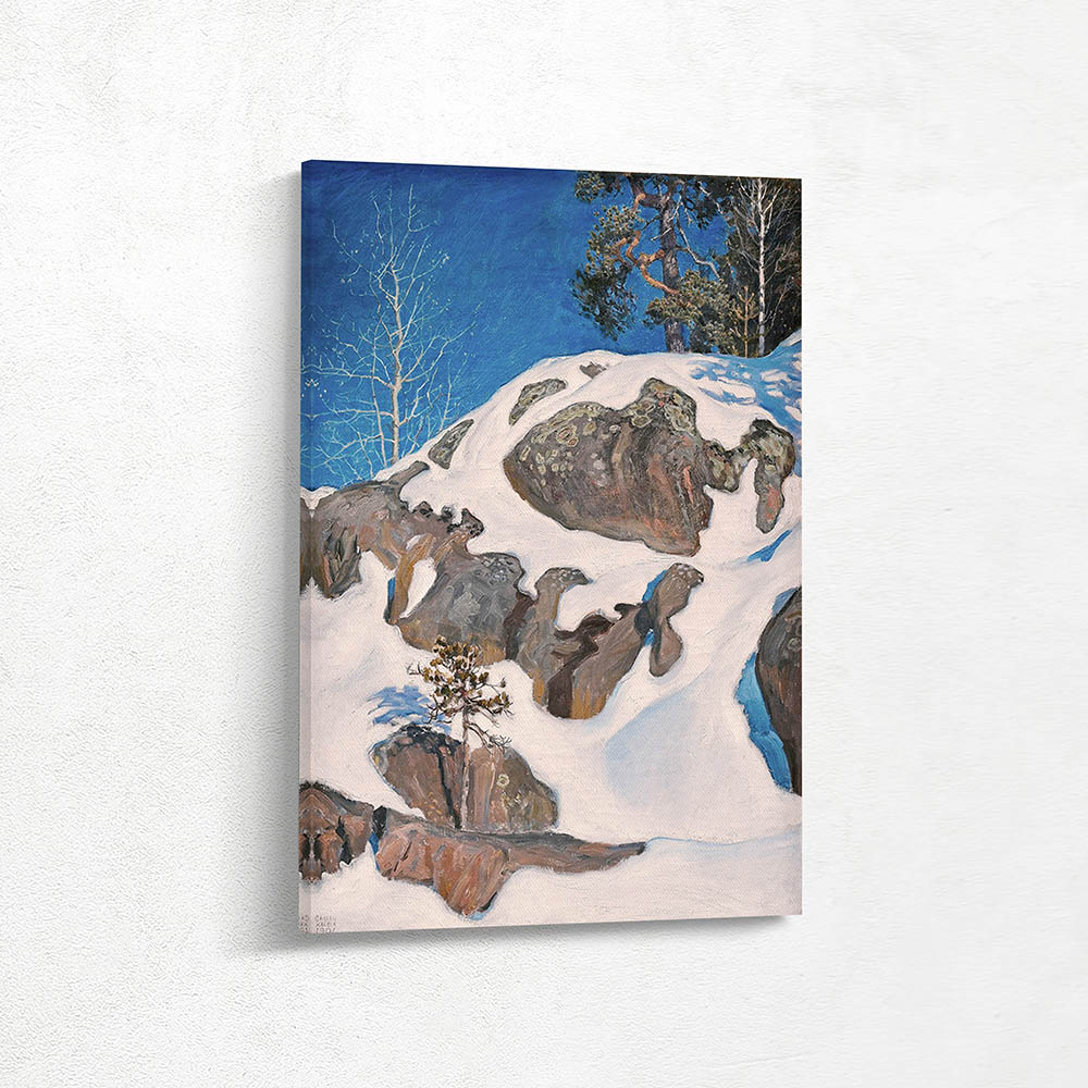 Snow Covered Cliffs at Kalela