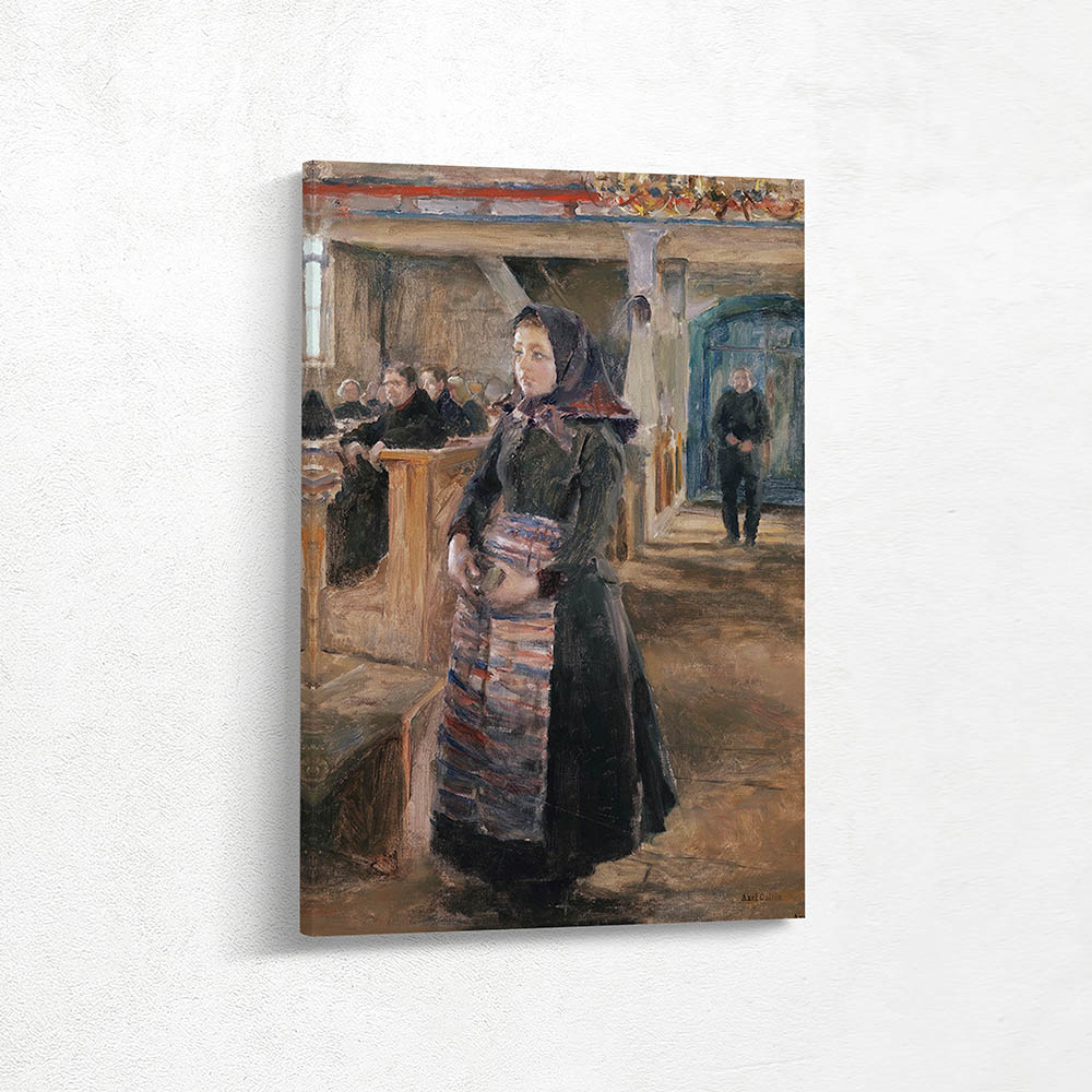Girl in the Old Church at Keuruu