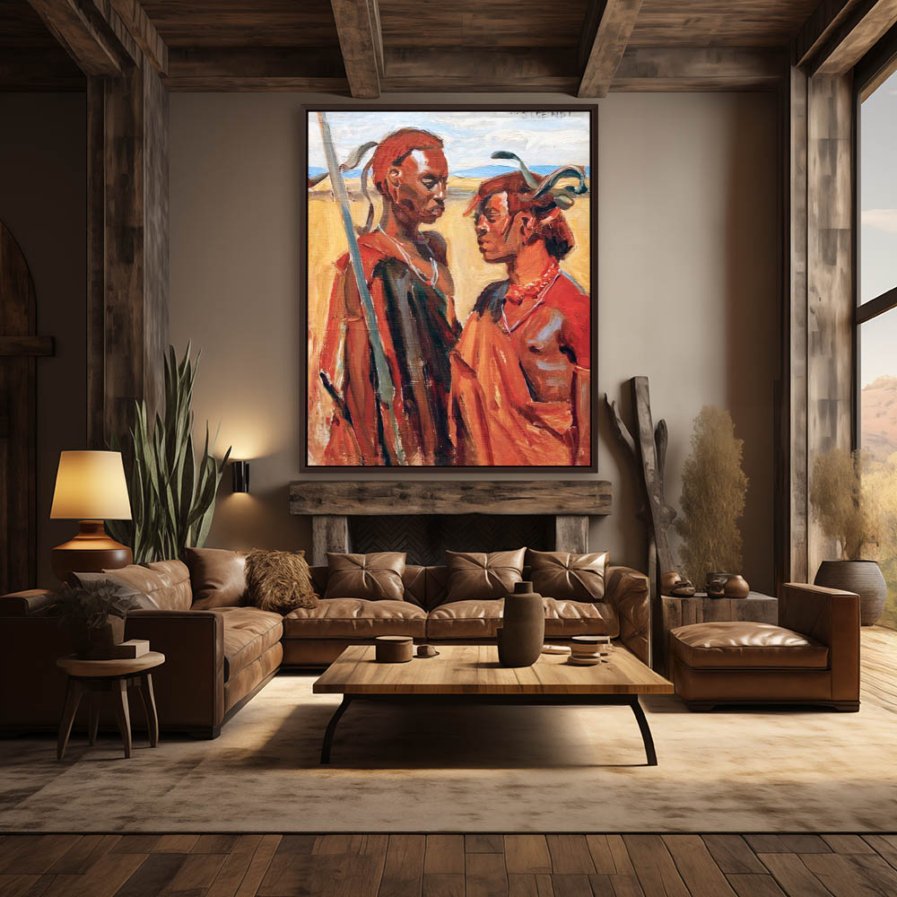 Two Maasai Warriors - Image 3