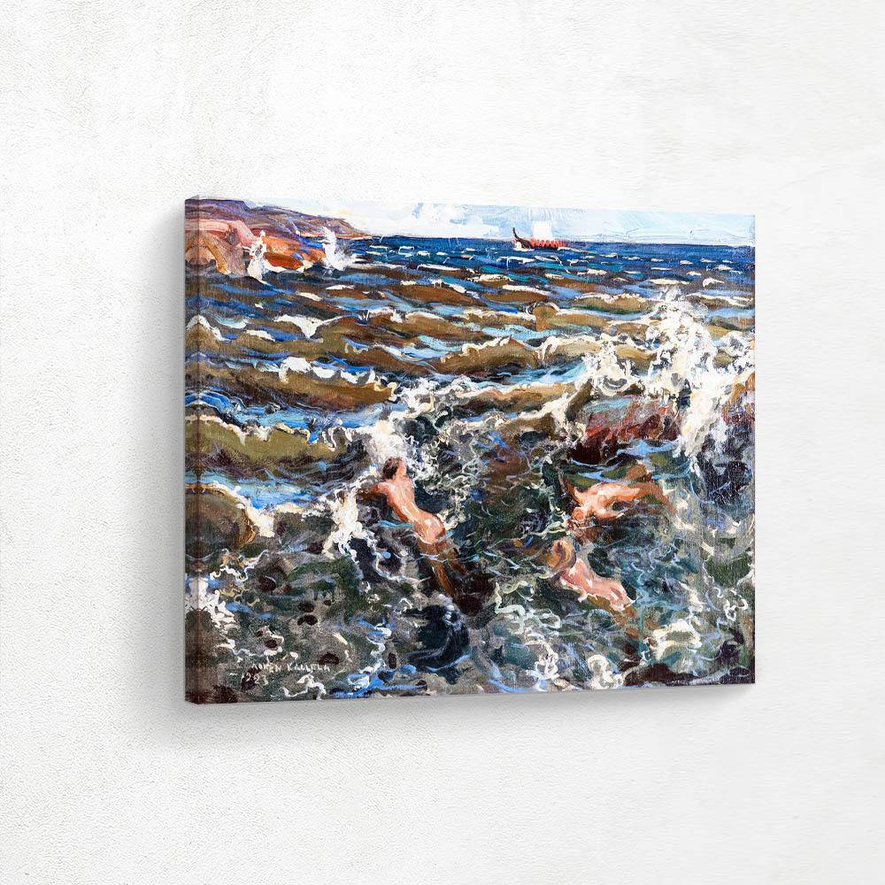 Sea Nymphs in the Beach Water also Mermaids