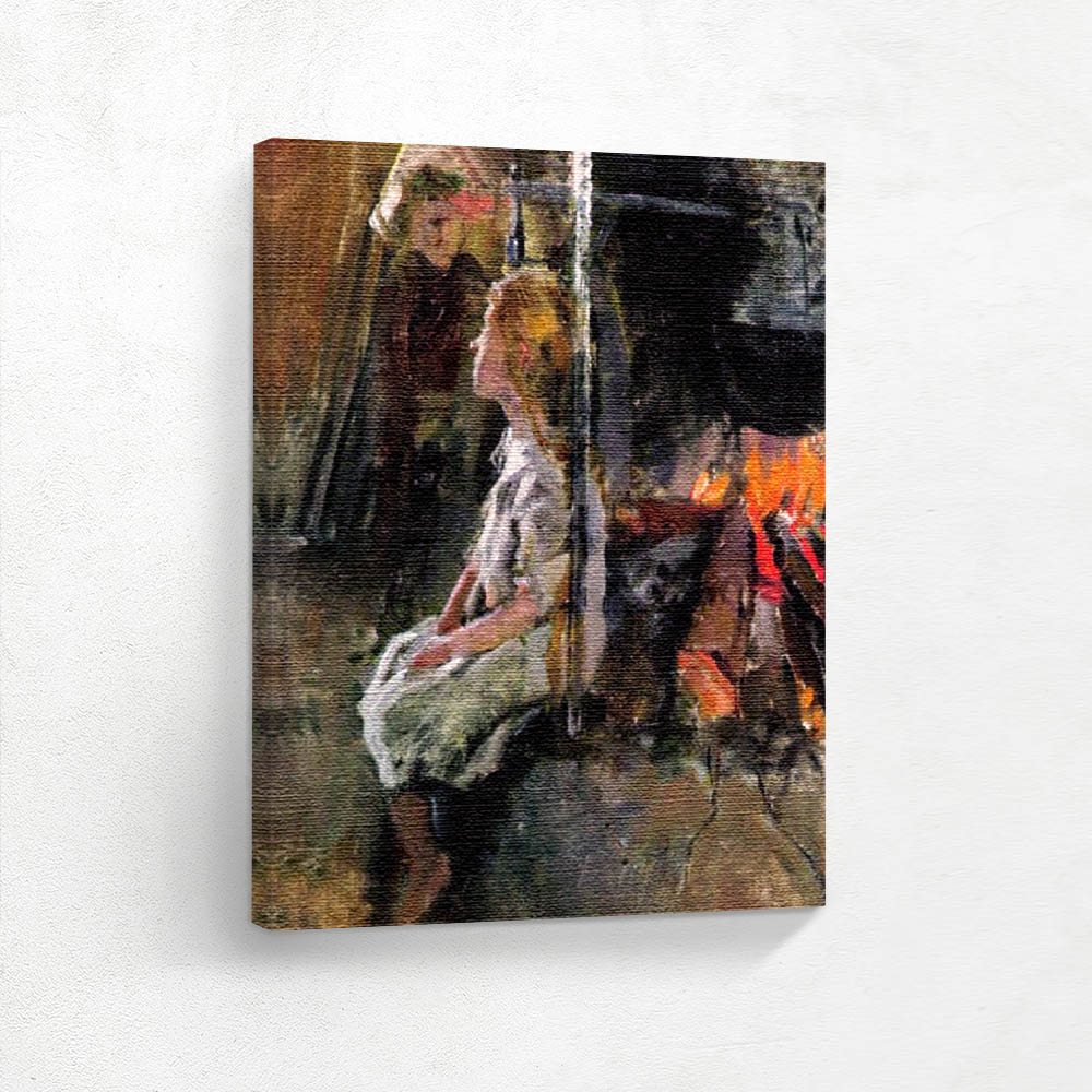 The Girl by the Stove