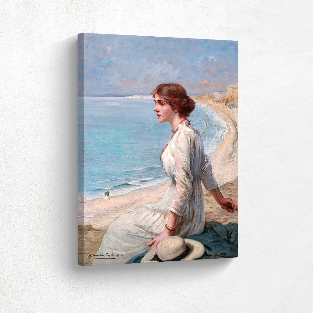 Girl Looking Out to Sea