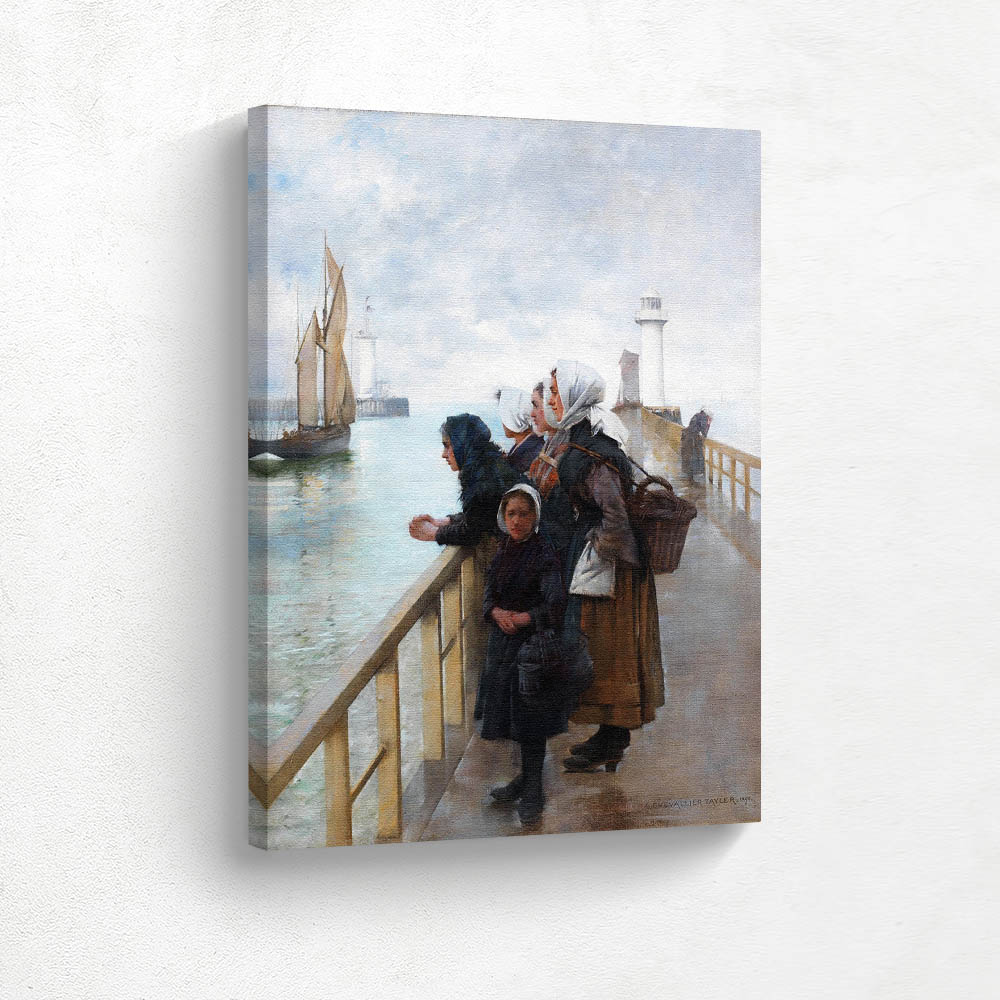 Watching the Sea Boulogne Harbour France