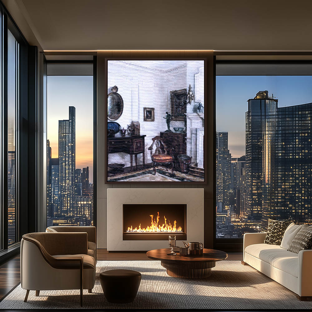 A Drawing Room Interior - Image 3