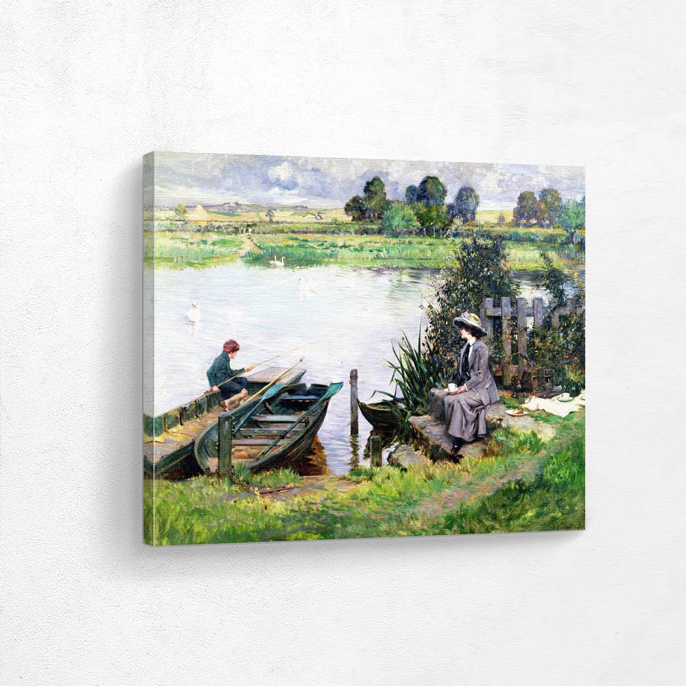 The Thames At Benson