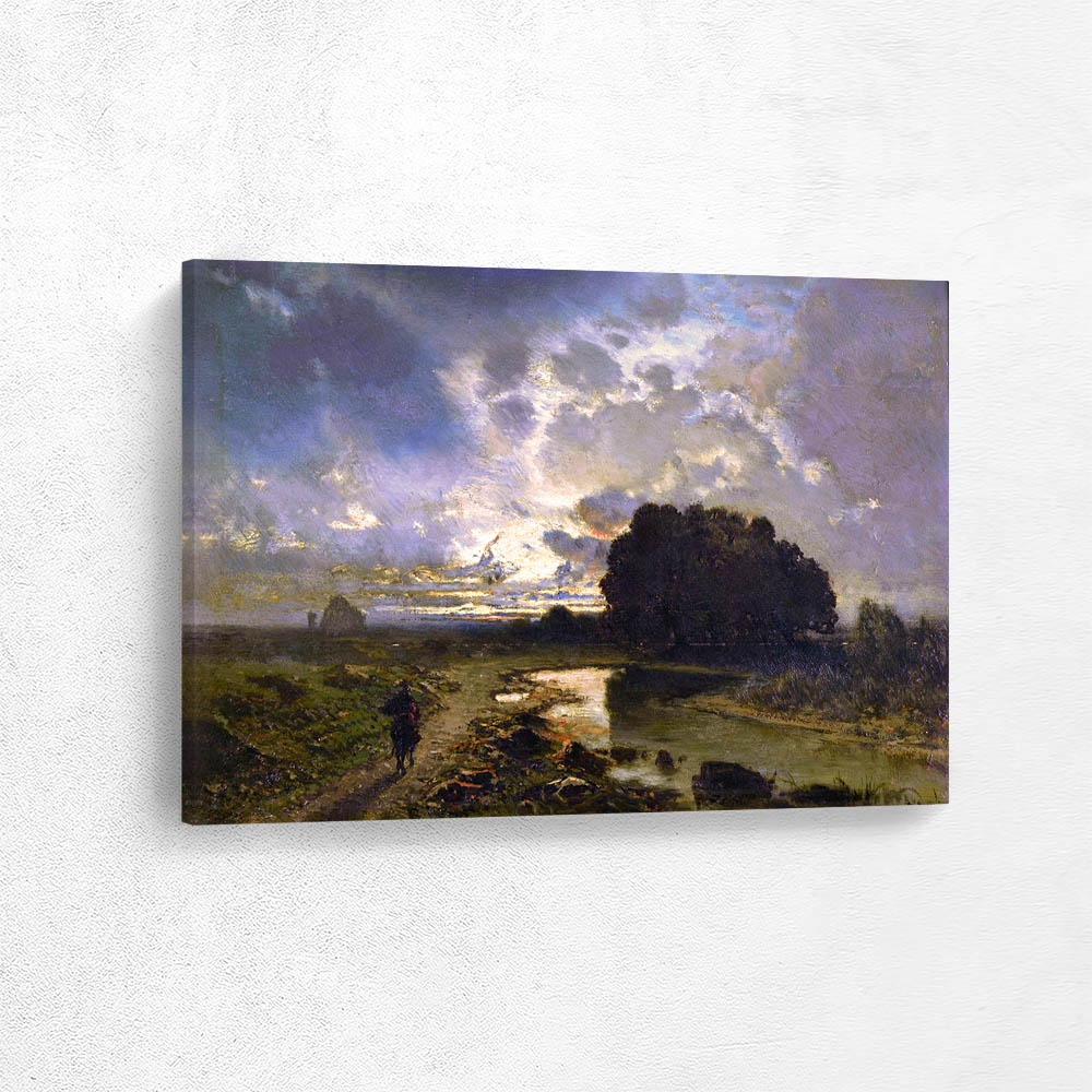 Landscape with streams