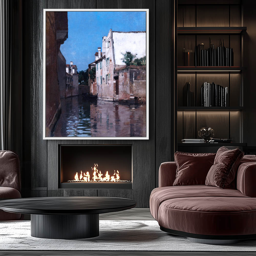 Houses Along a Canal in Venice - Image 4