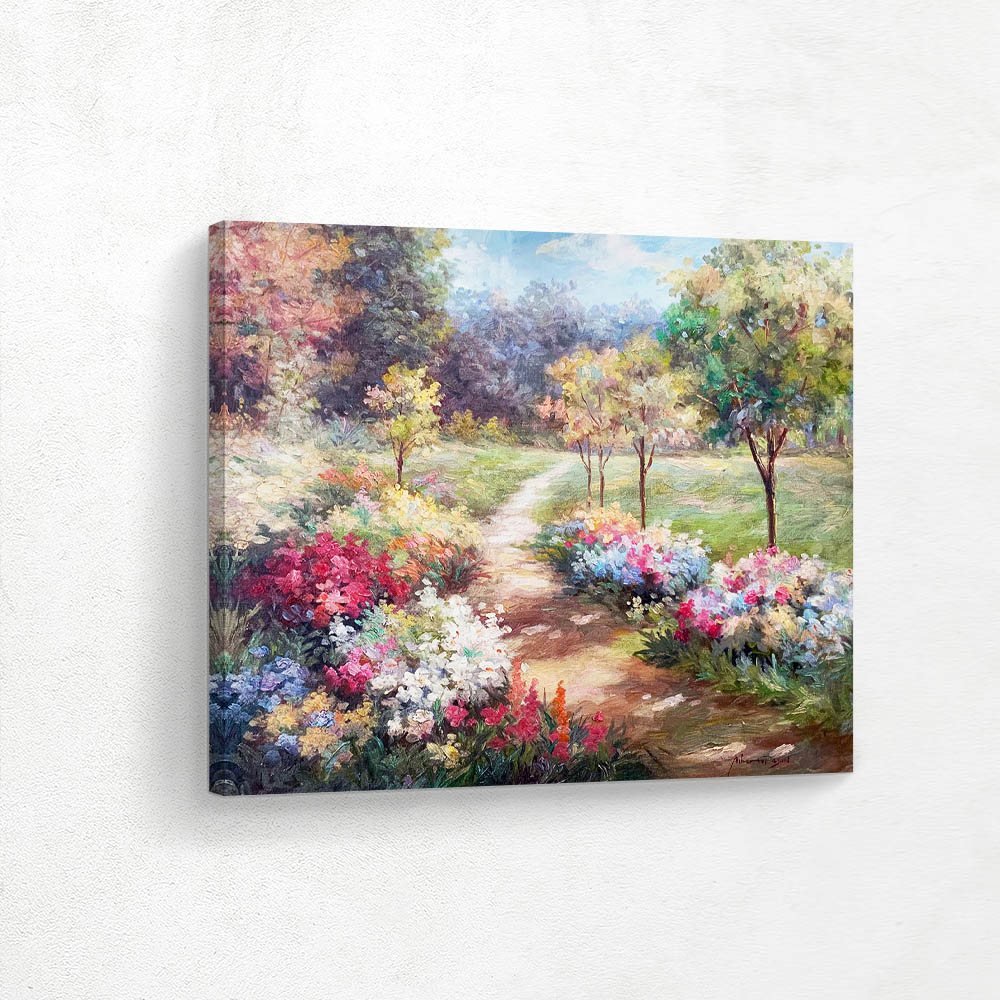 Painting of Floral Path