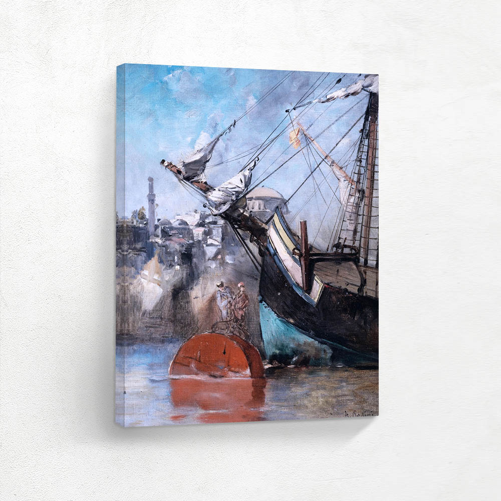 Ship at Anchor Constantinople