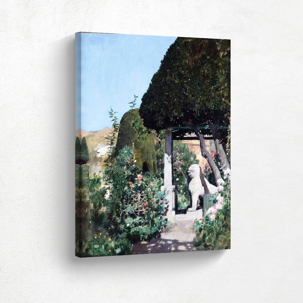 The Partal Gardens In The Alhambra Granada