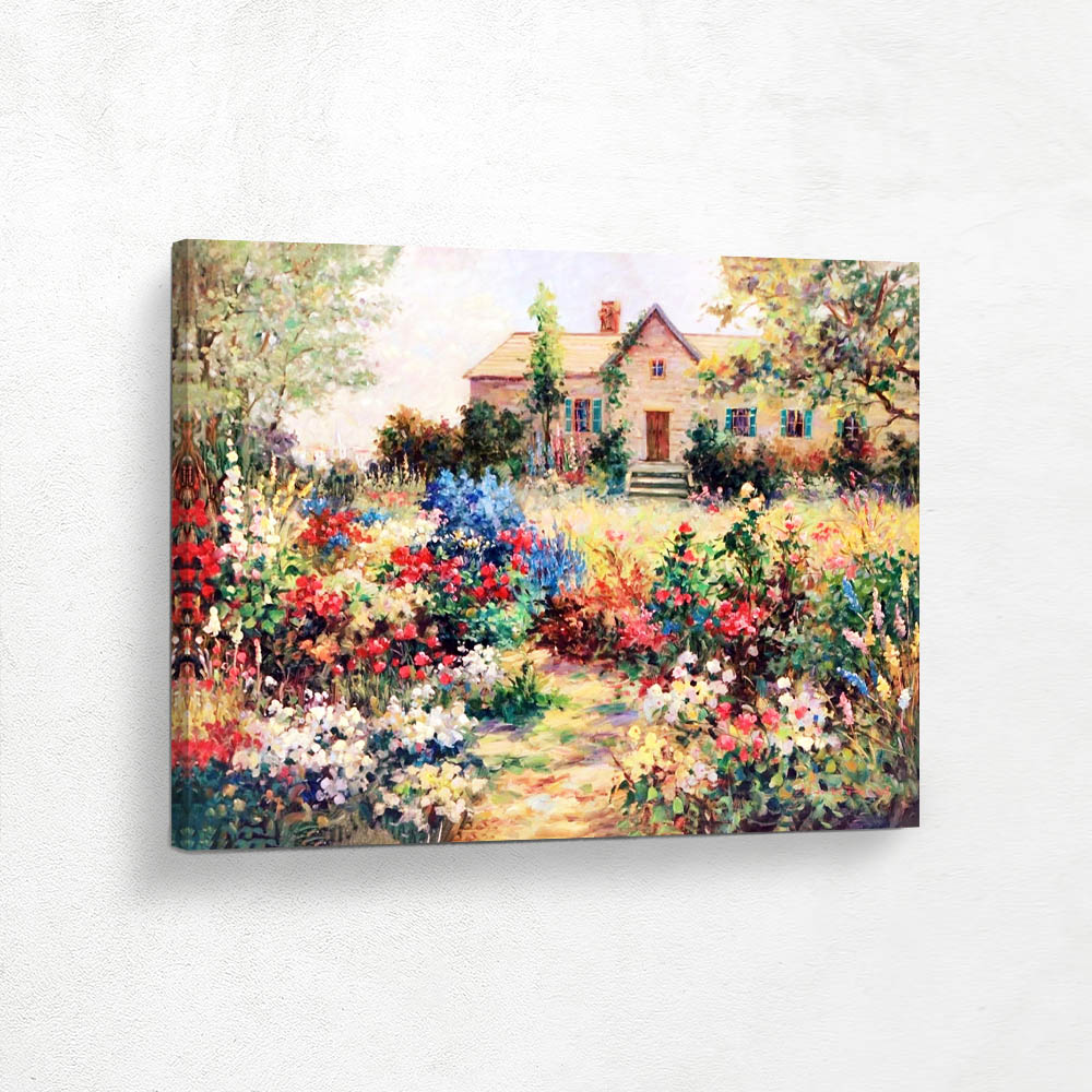 Home with Vibrant Garden