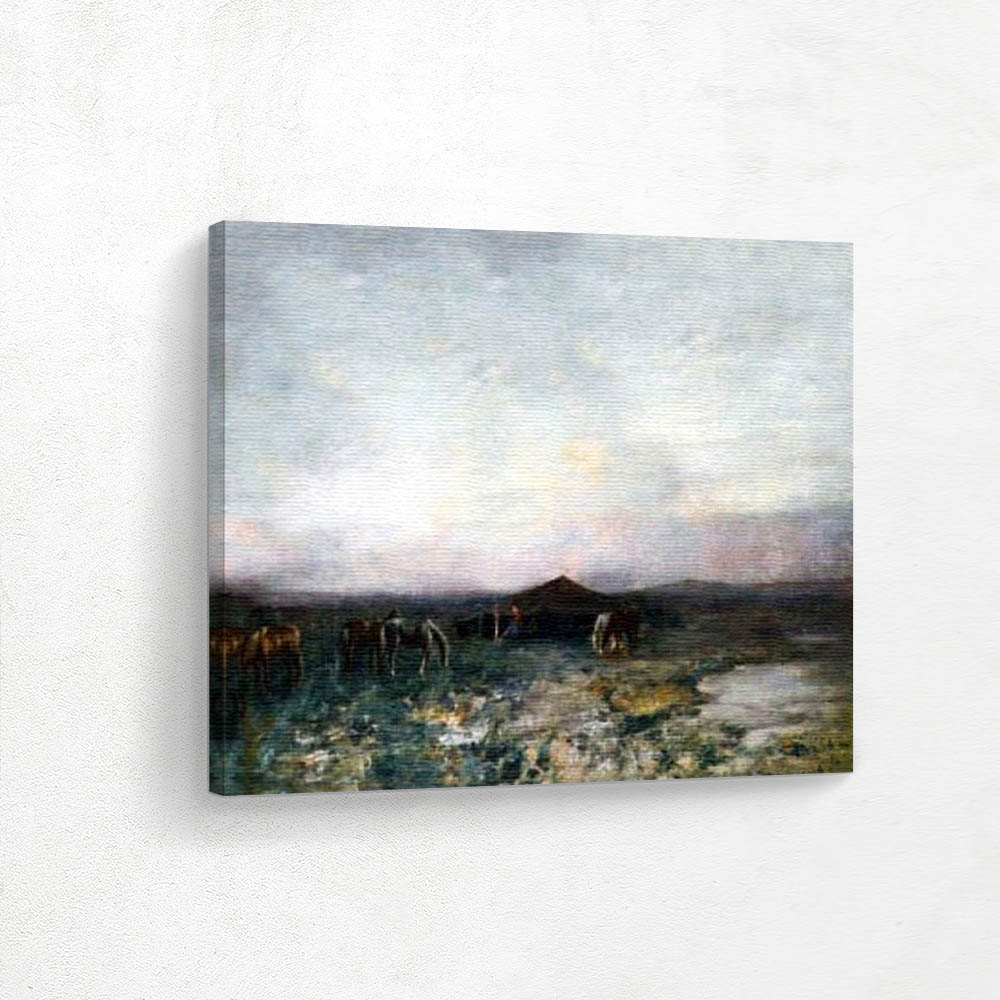 A Bivouac in Egypt Dawn Effect