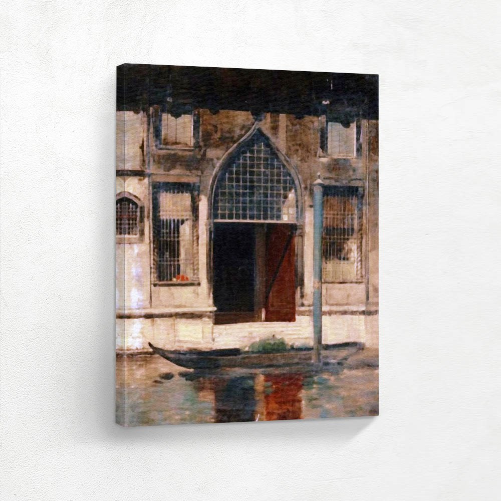 A Gondola before a Venetian Palazzo A Gondola before a Venetian Palazzo