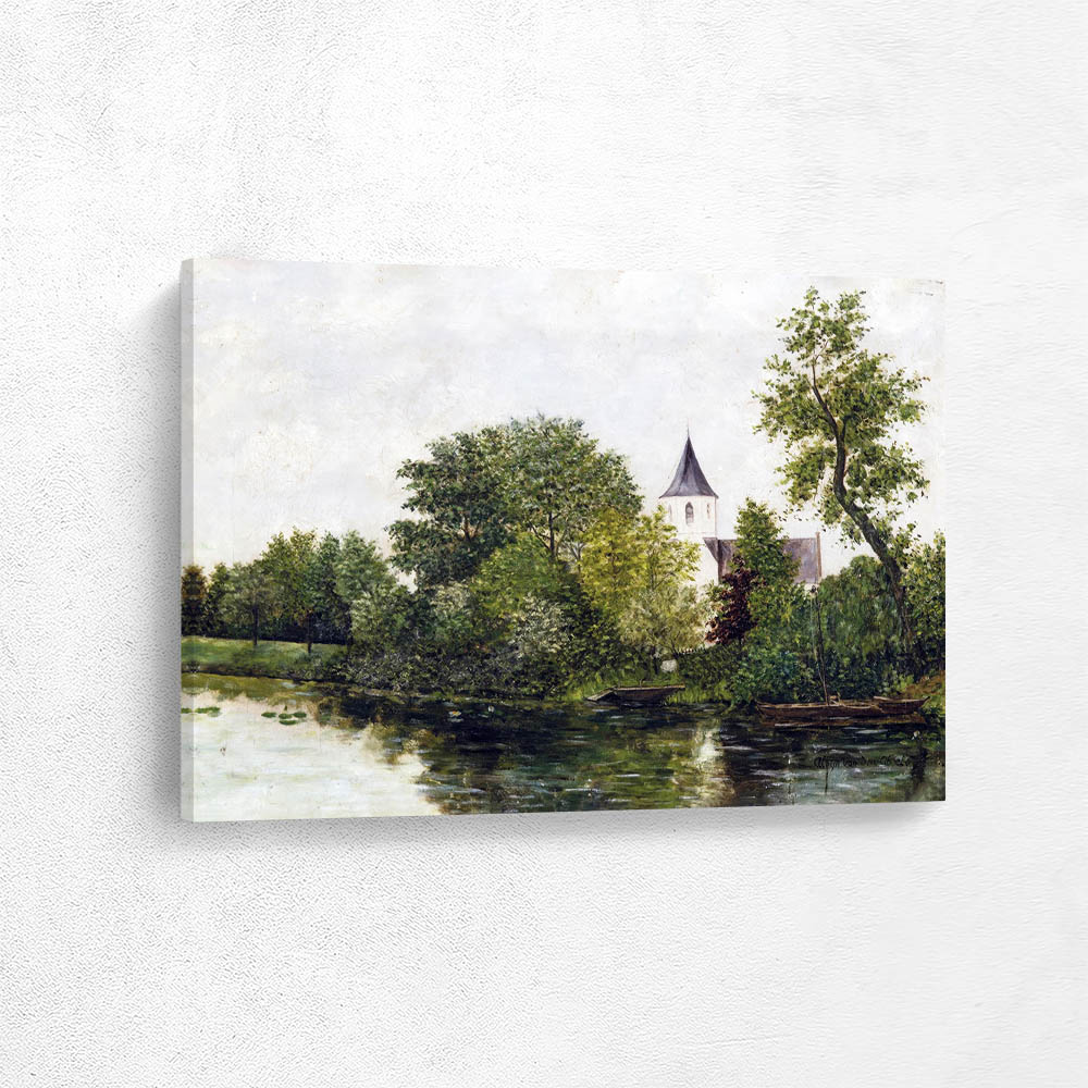 The River Lys near the church of Afsnee