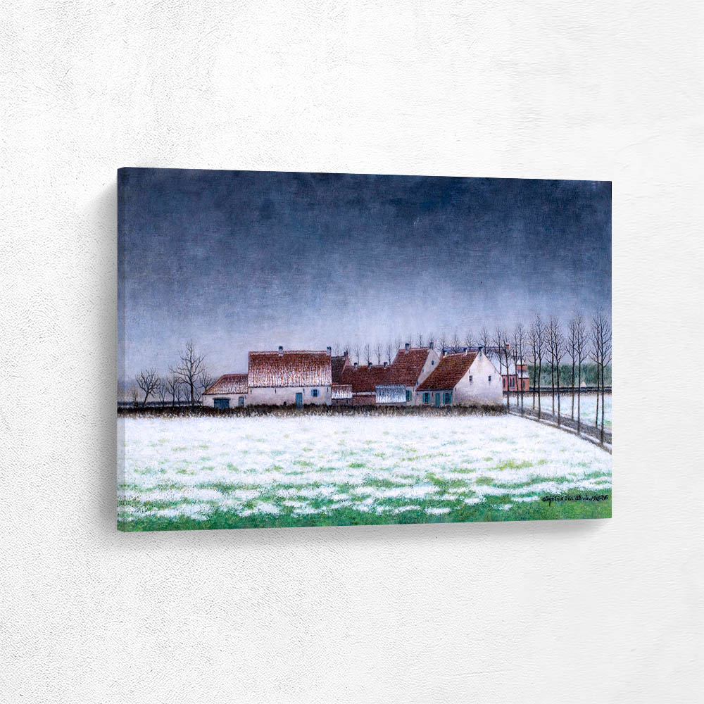 Farm House under Snow