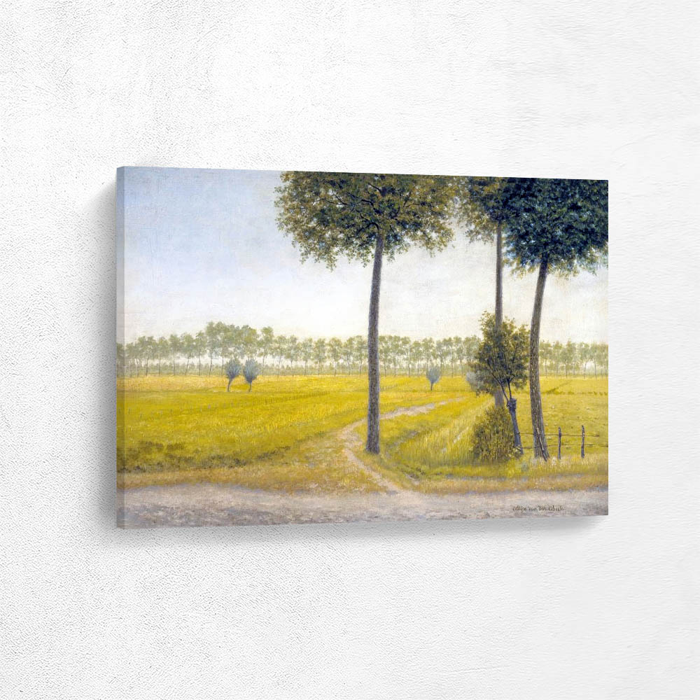 Meadow in the Spring Field path