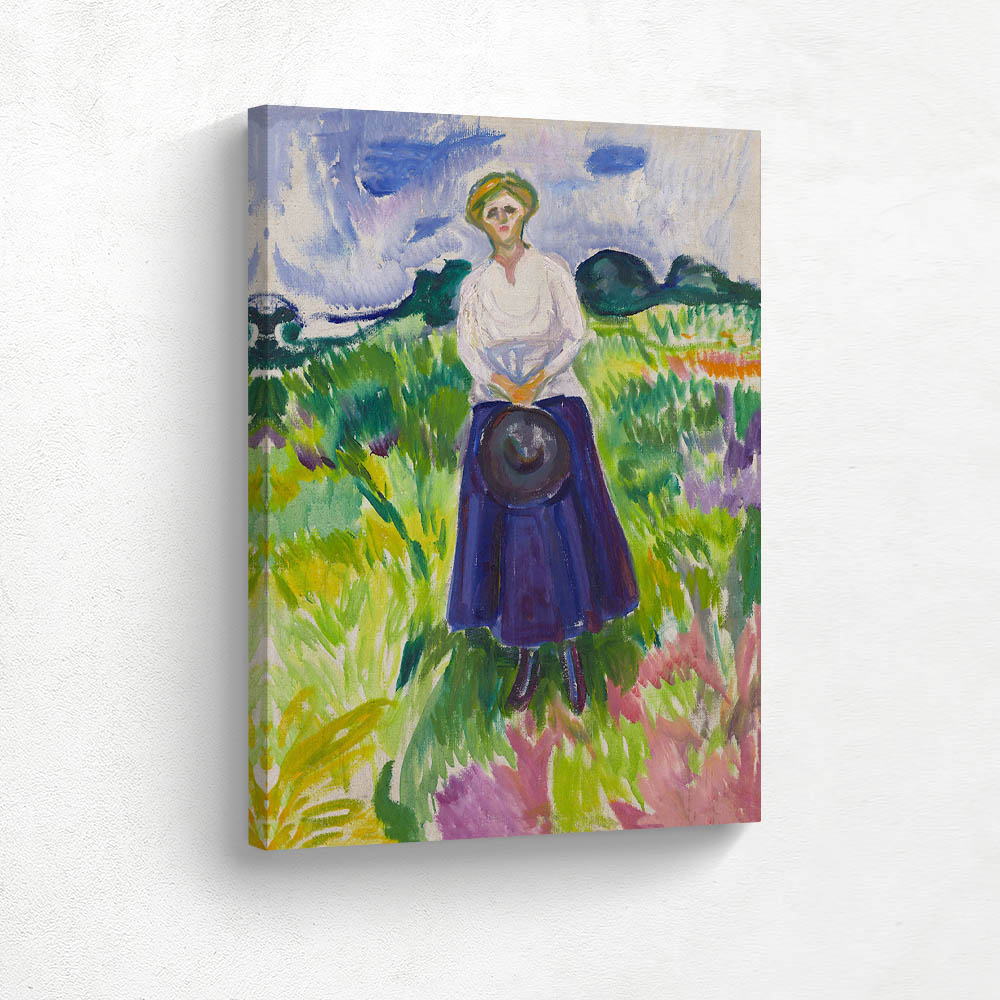 Woman in a Green Meadow