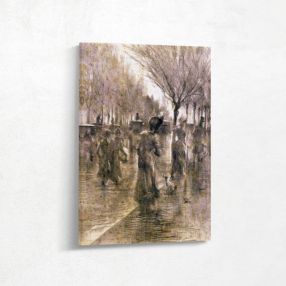 Walking Along the Walls of Lucca Woman at the Opera