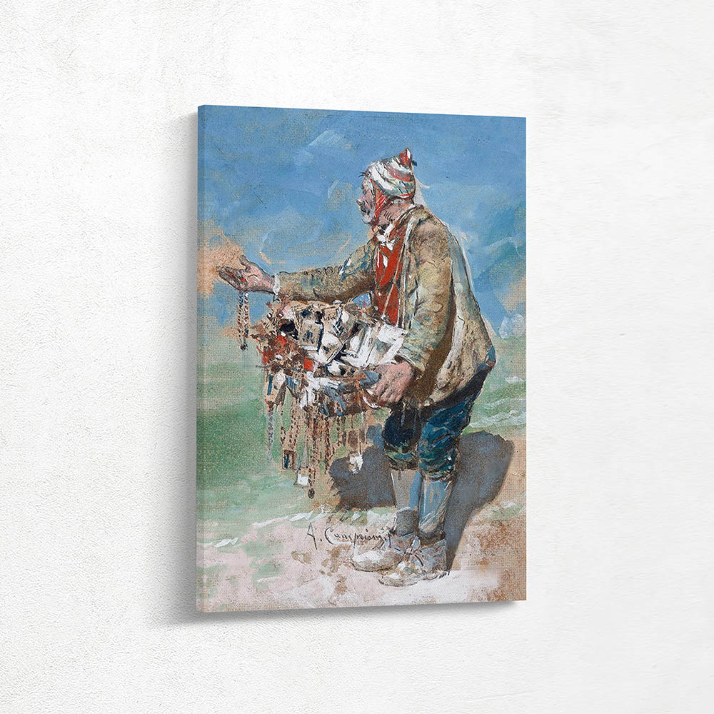 The Souvenir Seller in Montevergine