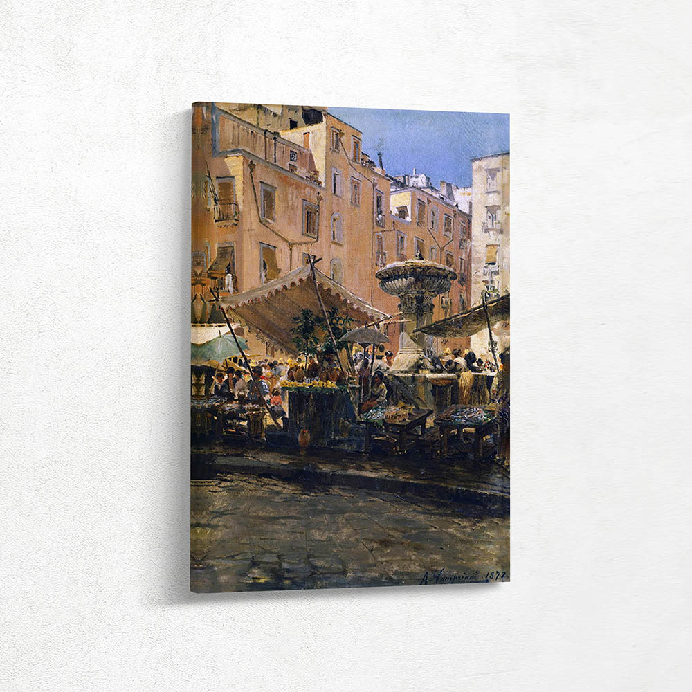 The Fountain of Spells in the Basso Porto District of Naples