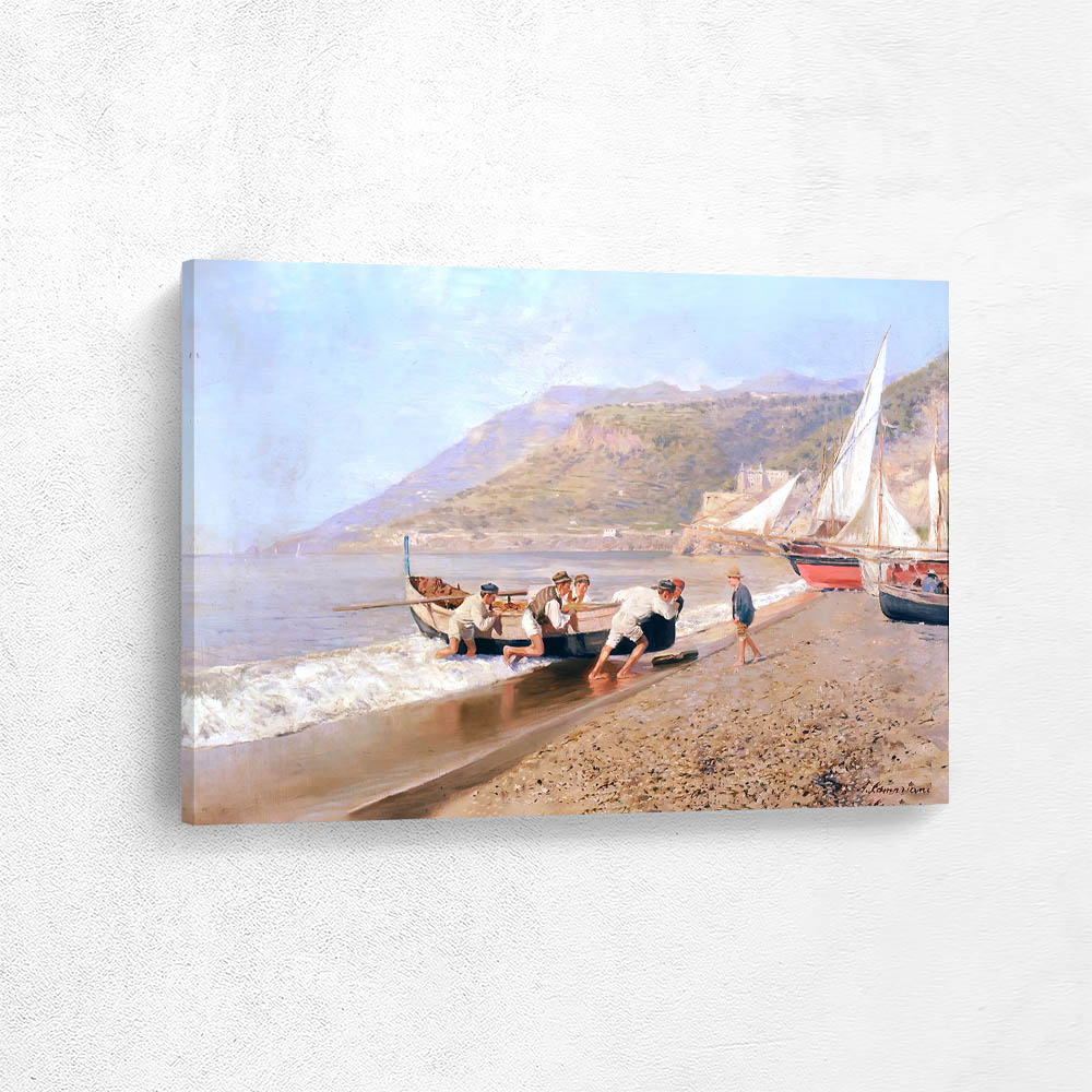 Fishermen on the Beach of Maiori