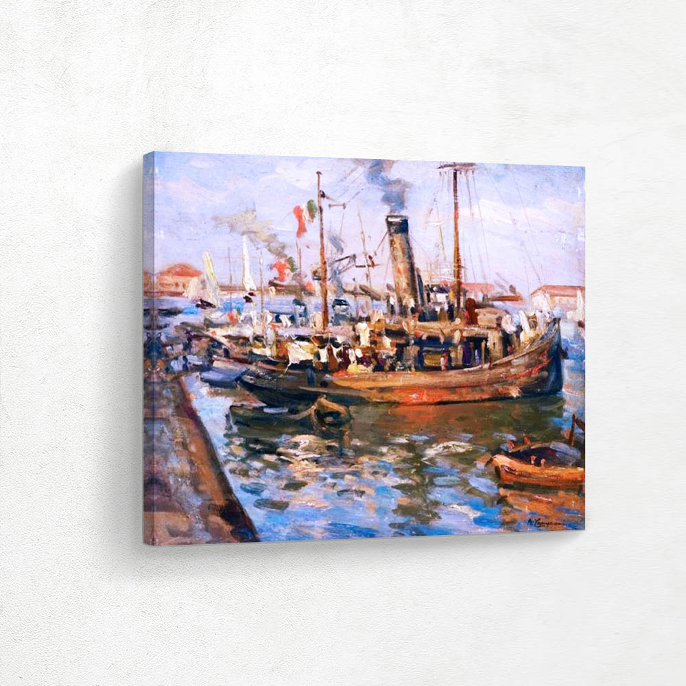 Tugboat in the Port of Viareggio